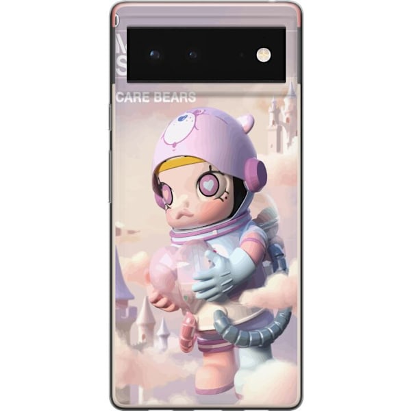 Google Pixel 6 Gjennomsiktig deksel Mega Space Molly Care Bear