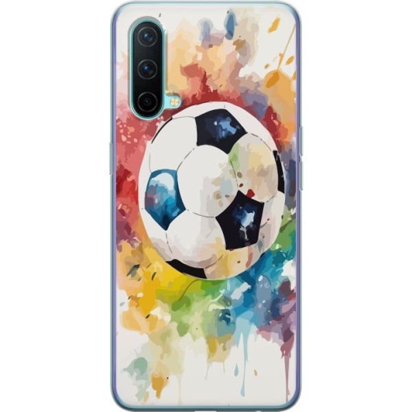OnePlus Nord CE 5G Gjennomsiktig deksel Fotball