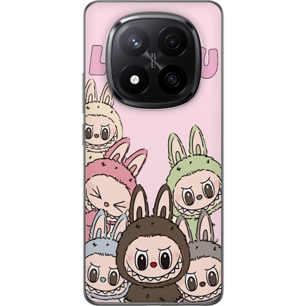 Xiaomi Redmi Note 14 Pro+ Läpinäkyvä kuori Labubu Classics