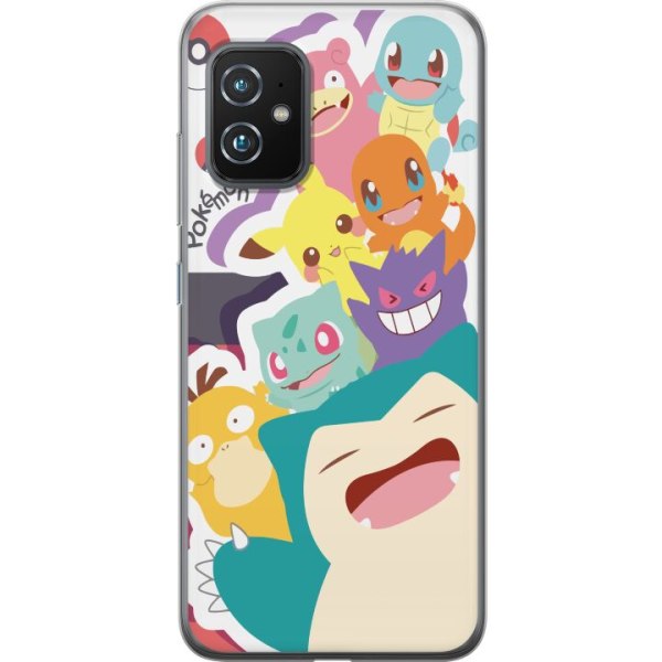 Asus Zenfone 8 Läpinäkyvä kuori Pokemon