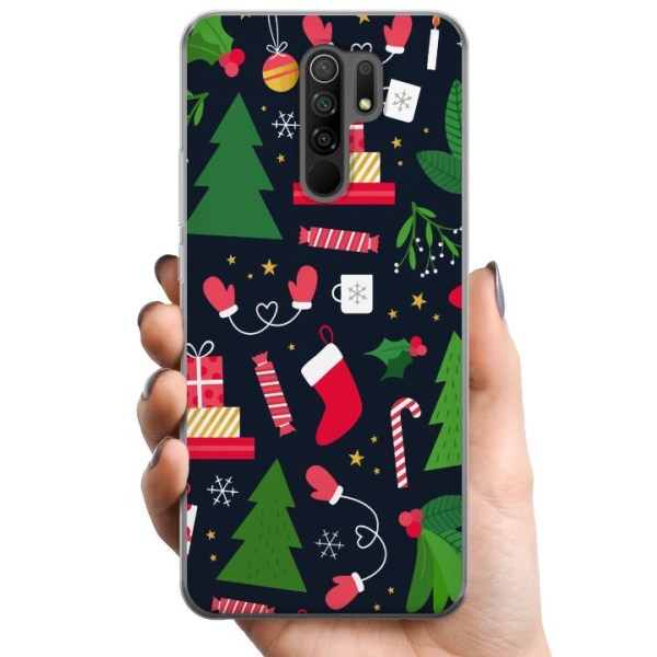 Xiaomi Redmi 9 TPU Mobilskal Christmas