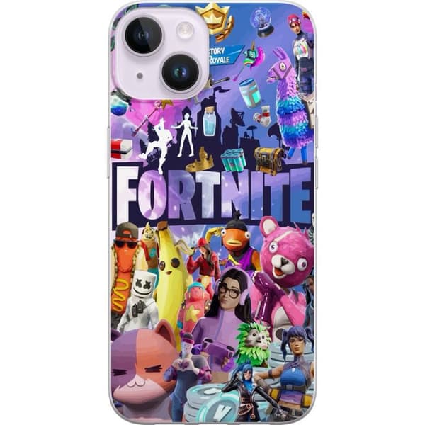 Kompatibelt Mobildeksel til Apple iPhone 14 Fortnite Gruppe