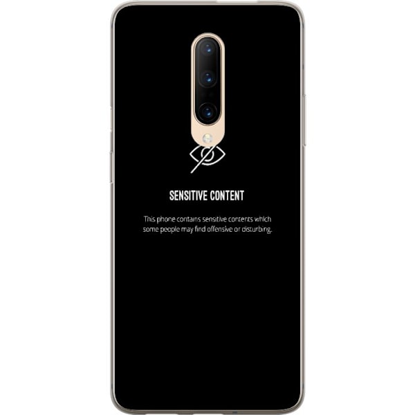 OnePlus 7 Pro Gennemsigtig cover følsomt indhold