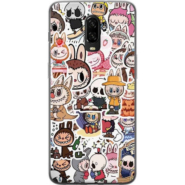 OnePlus 6T Gennemsigtig cover Labubu All-Stars – POP MART Sp