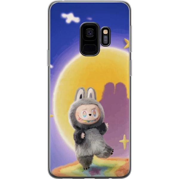 Samsung Galaxy S9 Läpinäkyvä kuori Labubu Neon Pop - Neonväri pop-taiteen hirviö
