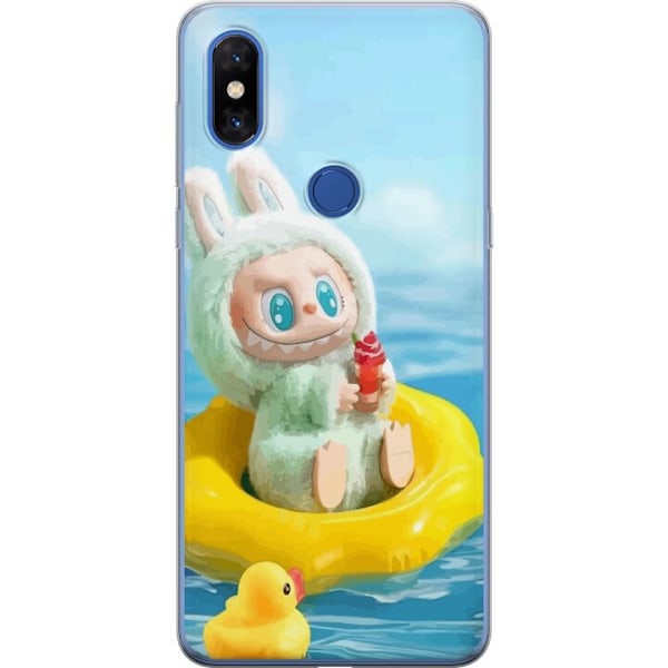 Xiaomi Mi Mix 3 Läpinäkyvä kuori Labubu Stripe Attack - Raidat kohtaavat hirviöt