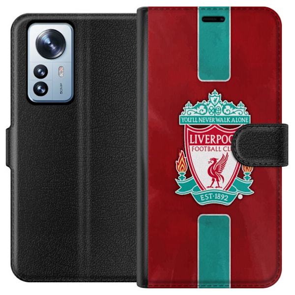 Xiaomi 12 Pro Tegnebogsetui Liverpool FC - Klassisk Fodboldsto