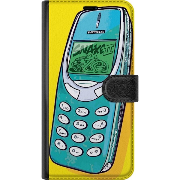 Google Pixel 9 Lommeboketui Nokia 3310, Snake 2, behold sorter