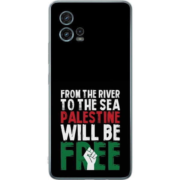 Motorola Moto G72 Gennemsigtig cover Fri Palæstina
