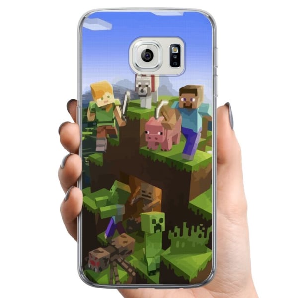 Samsung Galaxy S6 edge TPU Mobildeksel MineCraft