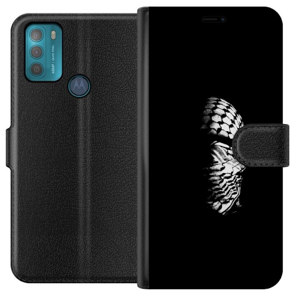 Motorola Moto G50 Lompakkokotelo Keffiyeh-kuviointi - klassine