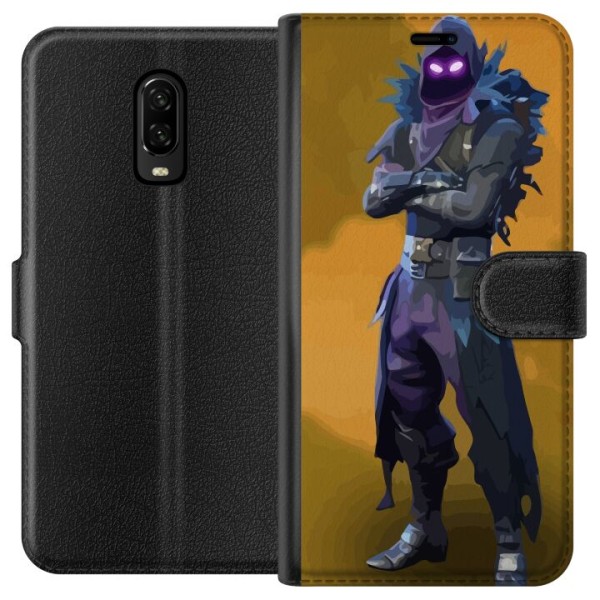 OnePlus 6T Tegnebogsetui Fortnite - Raven