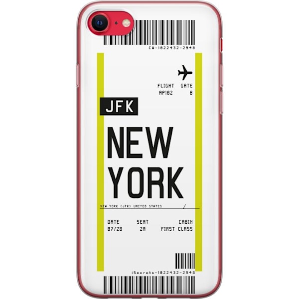 Apple iPhone SE (2020) Genomskinligt Skal New York