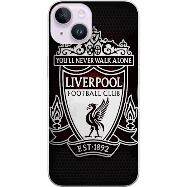 Apple iPhone 15 Läpinäkyvä kuori Liverpool L.F.C.