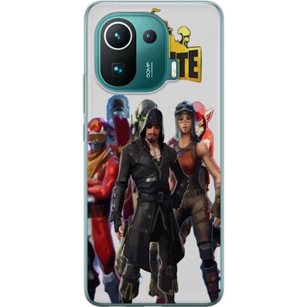 Xiaomi Mi 11 Pro Gjennomsiktig deksel Fortnite