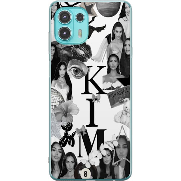 Motorola Edge 20 Lite Gennemsigtig cover Kim Kardashian – Ae