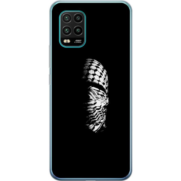 Xiaomi Mi 10 Lite 5G Läpinäkyvä kuori Keffiyeh-kuviointi -