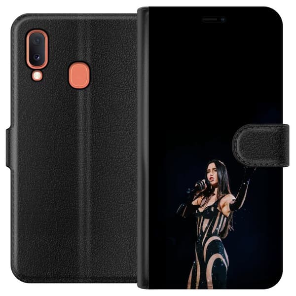 Kompatibelt Plånboksfodral till Samsung Galaxy A20e Dua Lipa – Pop Star Aesthetic