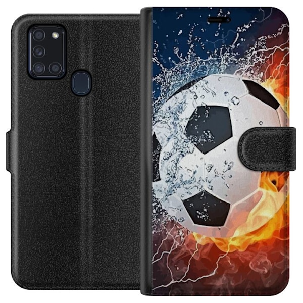 Samsung Galaxy A21s Lommeboketui Fotball Eld