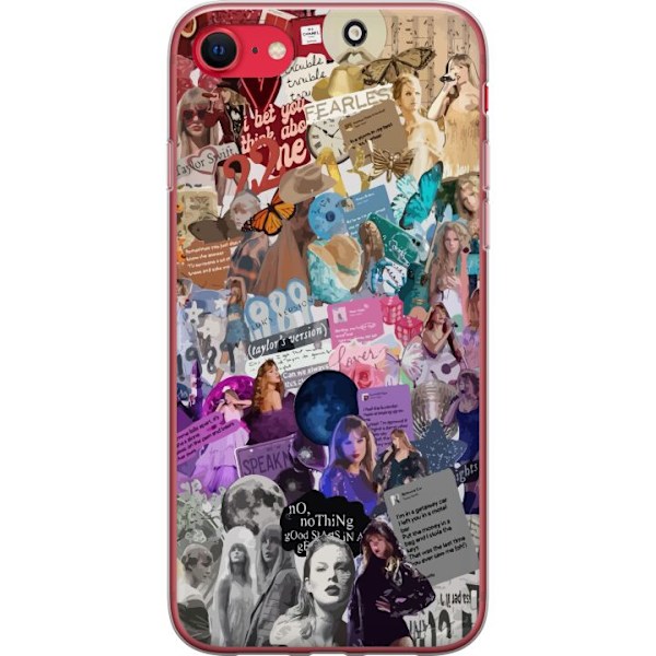 Apple iPhone SE (2020) Läpinäkyvä kuori Taylor Swift