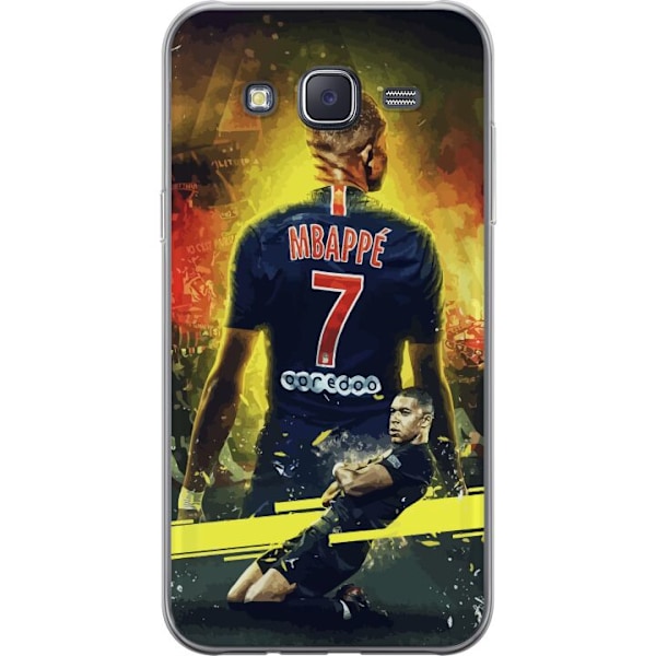 Samsung Galaxy J5 Läpinäkyvä kuori Kylian Mbappé