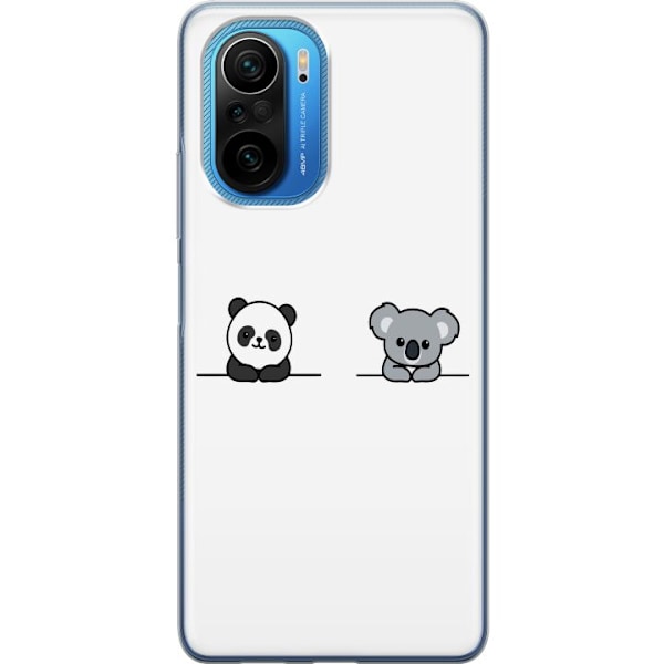 Xiaomi Poco F3 Genomskinligt Skal Panda Koala