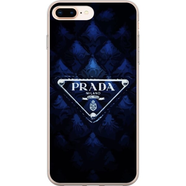 Apple iPhone 8 Plus Gennemsigtig cover Prada Milano