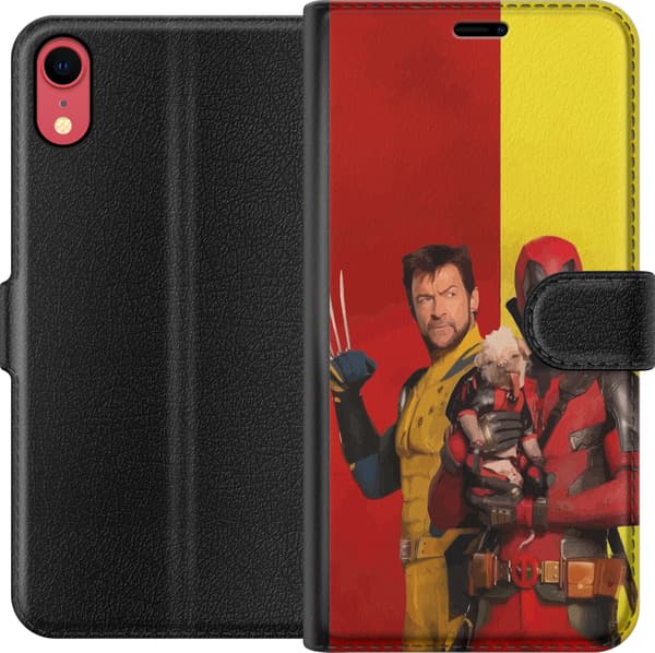 Kompatibelt Plånboksfodral till Apple iPhone XR Deadpool & Wolverine