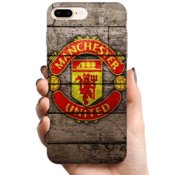 Apple iPhone 8 Plus TPU Mobildeksel Manchester United FC