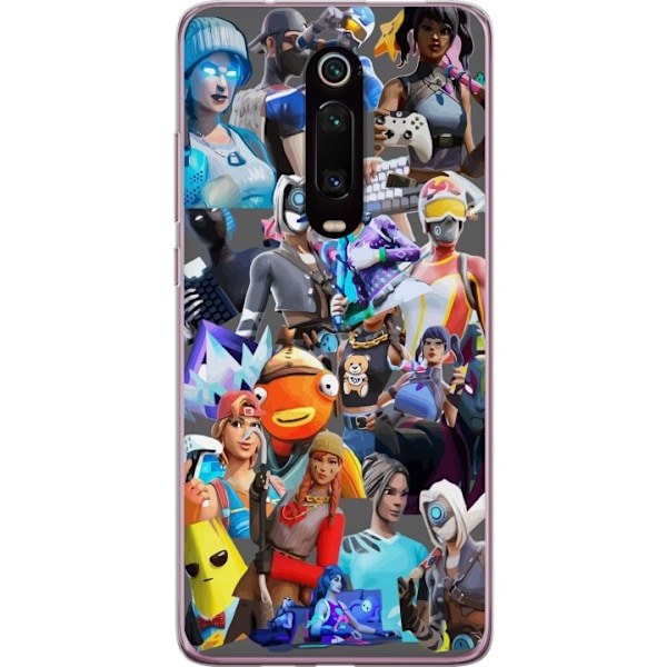 Xiaomi Mi 9T Pro  Gennemsigtig cover Fortnite