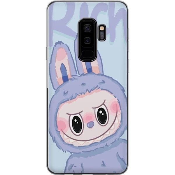 Samsung Galaxy S9+ Genomskinligt Skal Blue Bunny Labubu