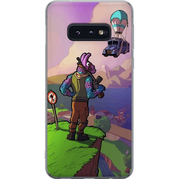 Samsung Galaxy S10e Läpinäkyvä kuori Fortnite