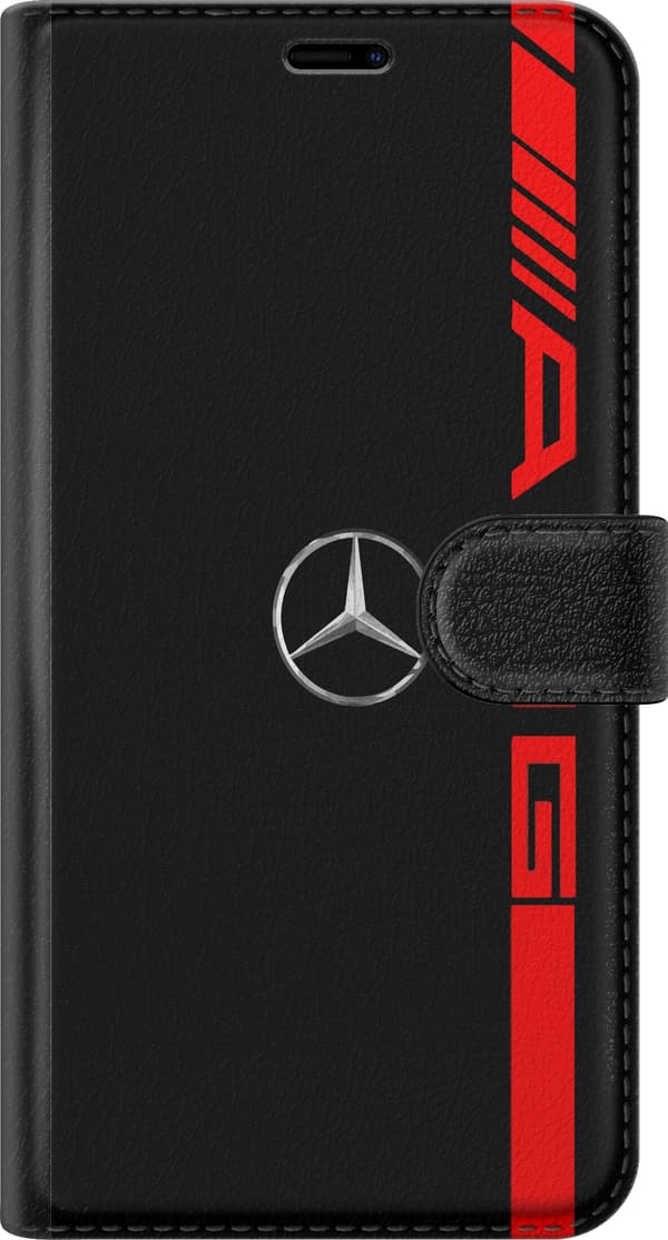 Kompatibel Tegnebogsetui til Apple iPhone 16 Pro Mercedes-Benz