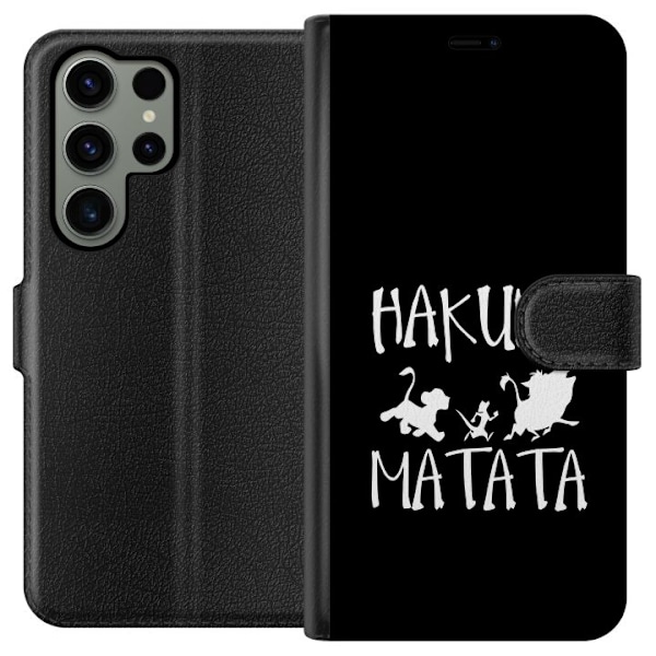 Samsung Galaxy S23 Ultra Tegnebogsetui Hakuna Matata