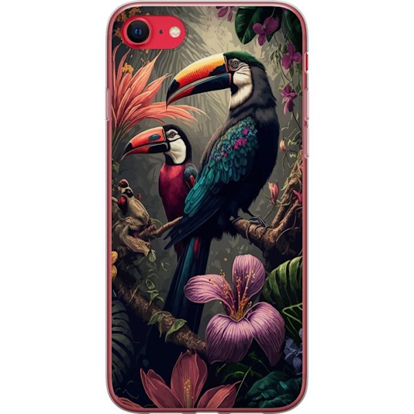 Apple iPhone SE (2020) Läpinäkyvä kuori Trooppinen