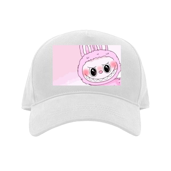 Keps för Vuxen | Klassisk Justerbar Keps Labubu Bunny Series vit Vuxen