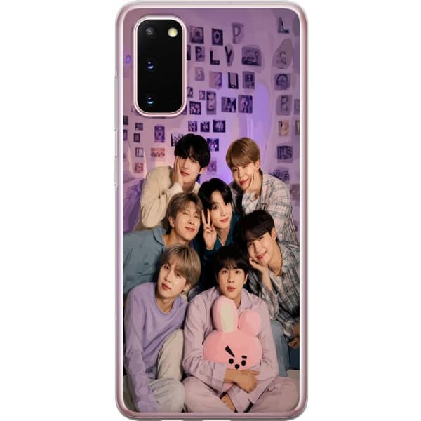 Kompatibelt Mobildeksel til Samsung Galaxy S20 BTS lila