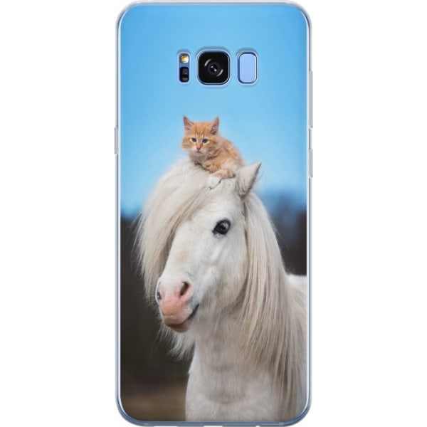 Samsung Galaxy S8 Deksel / Mobildeksel - Hest & Katt