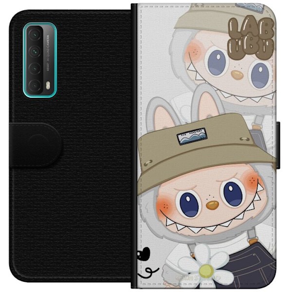 Huawei P smart 2021 Lommeboketui Labubu Minimal Mood - Enkel o