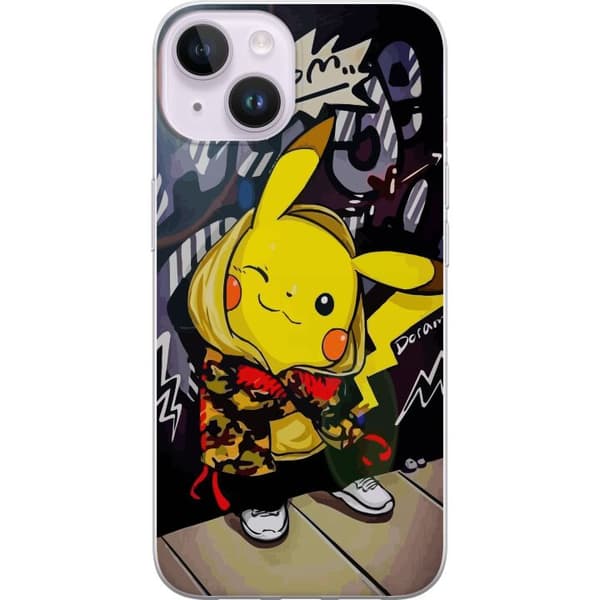 Kompatibelt Mobilskal till Apple iPhone 14 Pikachu