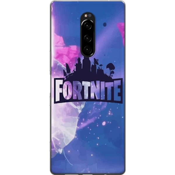 Sony Xperia 1 Läpinäkyvä kuori Fortnite