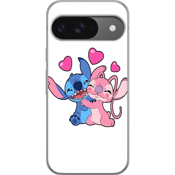 Google Pixel 9 Läpinäkyvä kuori Lilo & Stitch