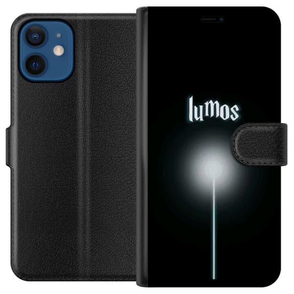 Kompatibelt Plånboksfodral till Apple iPhone 12 Harry Potter Lumos