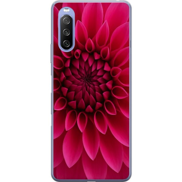 Sony Xperia 10 III Lite Gjennomsiktig deksel Rosecore