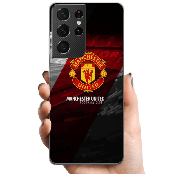 Samsung Galaxy S21 Ultra 5G TPU Mobilcover Manchester United F