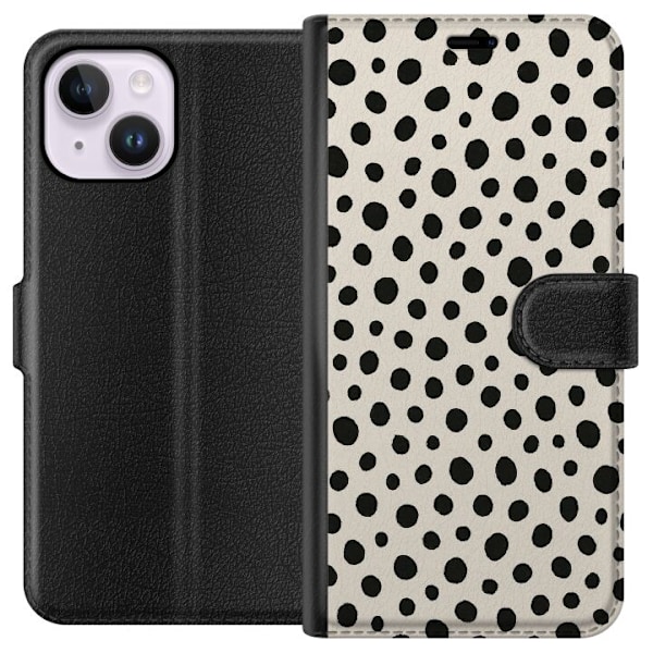 Apple iPhone 15 Plus Tegnebogsetui Dot Dance