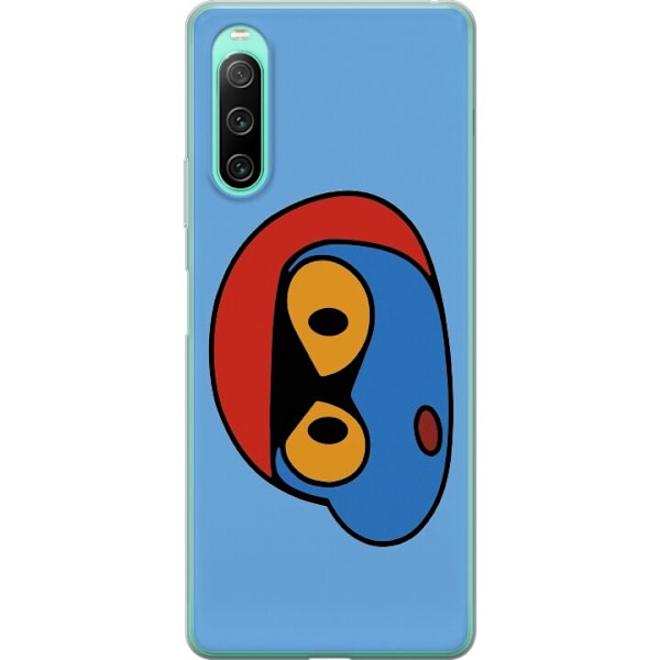 Sony Xperia 10 IV Gennemsigtig cover Bold Bot Head
