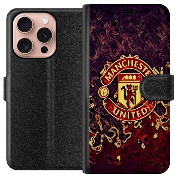 Apple iPhone 16 Pro Tegnebogsetui Manchester United