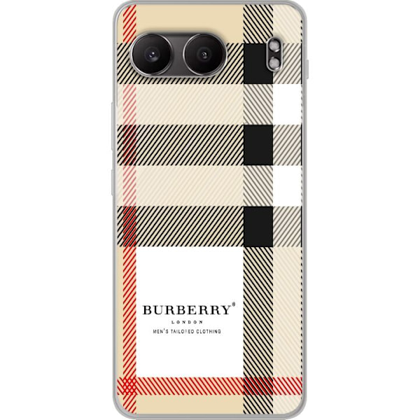 OnePlus Nord 4 Genomskinligt Skal Burberry