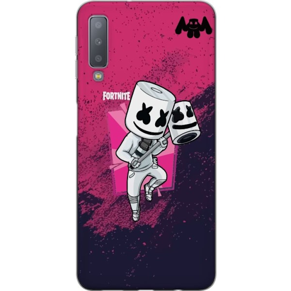 Samsung Galaxy A7 (2018) Läpinäkyvä kuori Marshmello Fortni